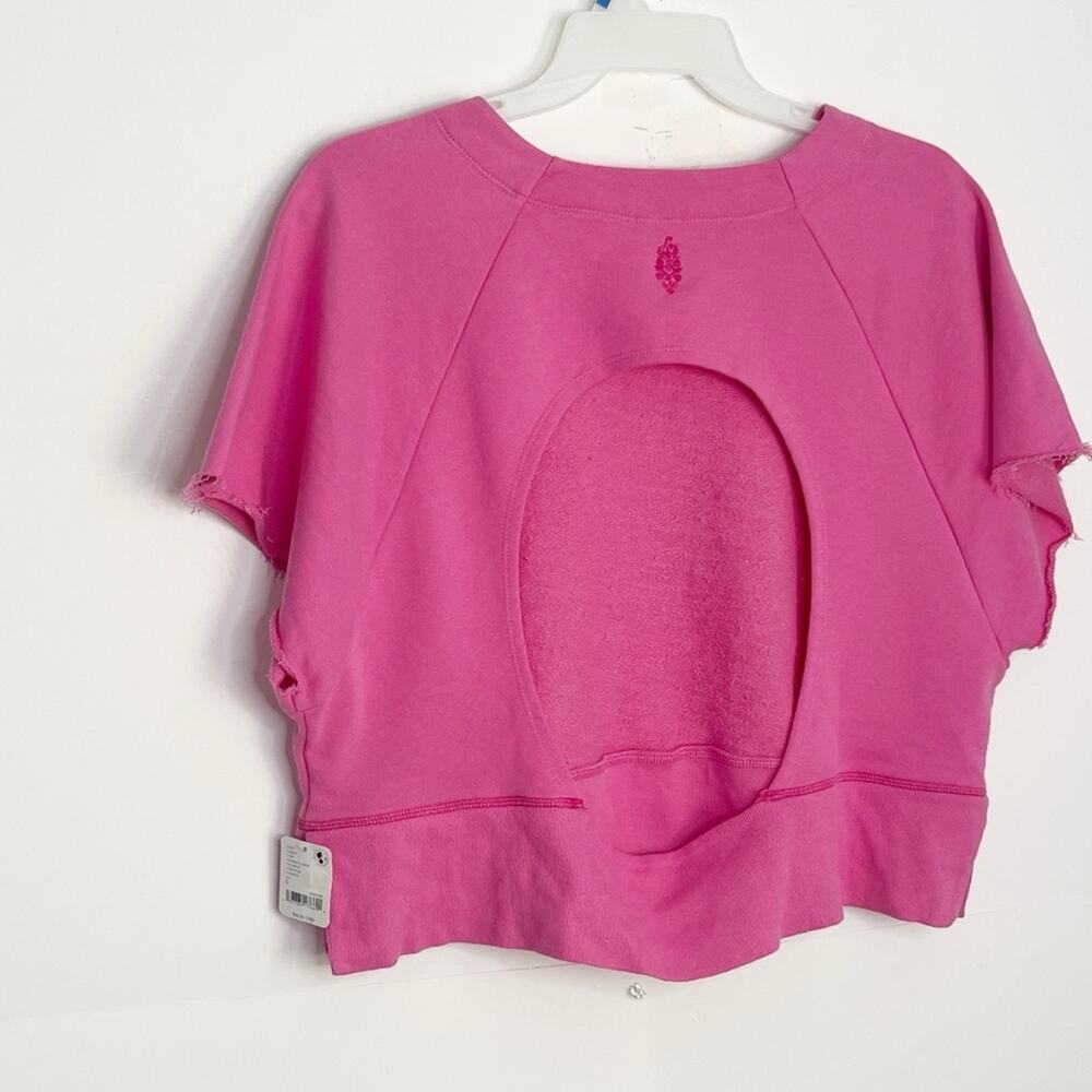 Free People Movement Womens Meditate Cut Out T Shirt Size Large - Picture 11 of 12